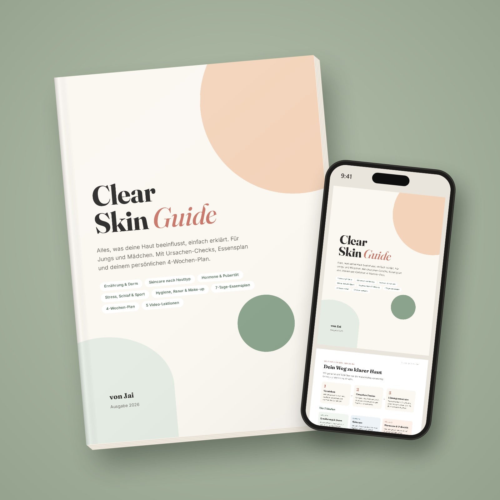 Skin Guide als Heft und am Handy